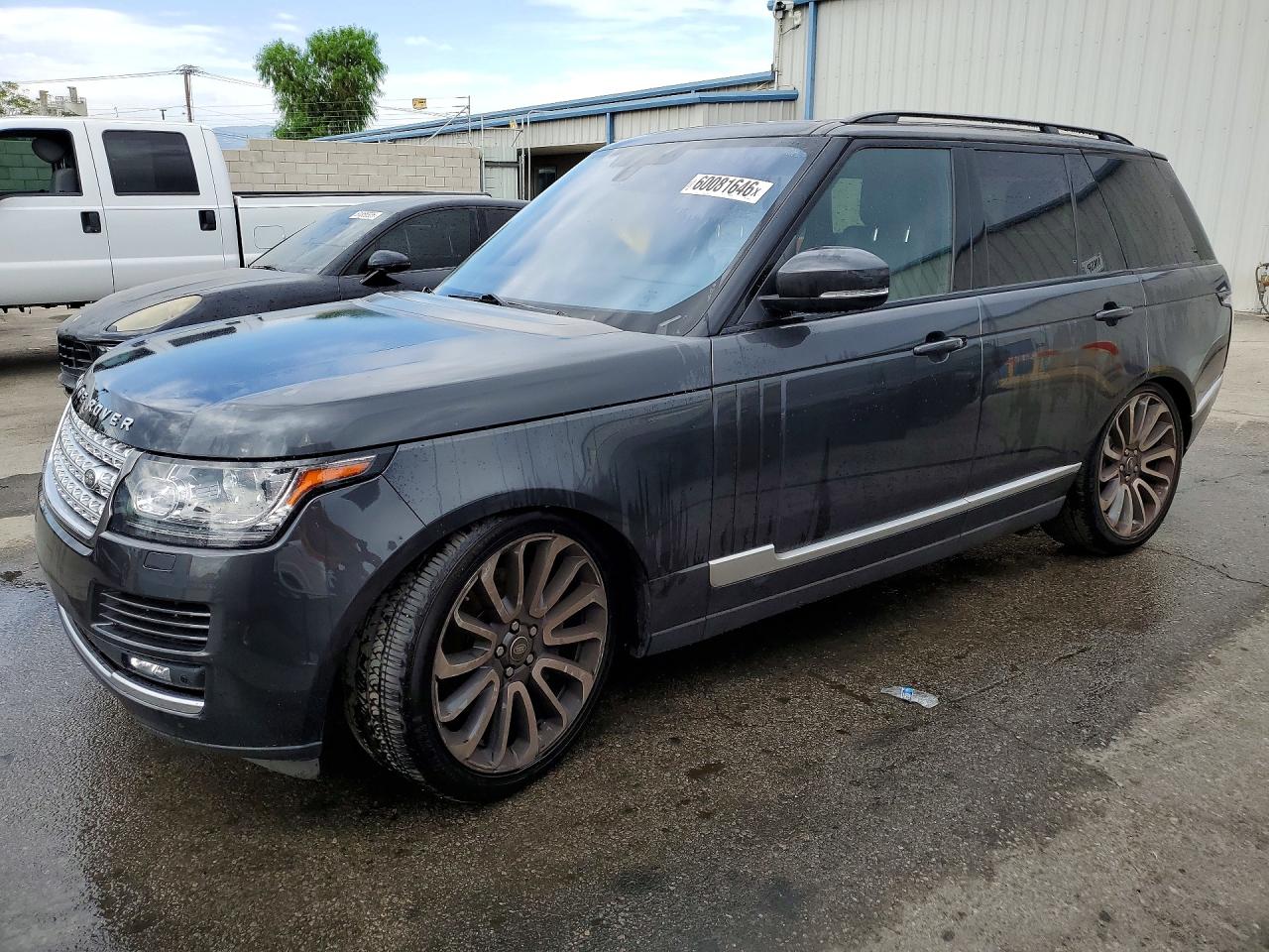 2016 Land Rover Range Rover Supercharged, VIN SALGS2EF7GA309950 — Minor dents and scratches