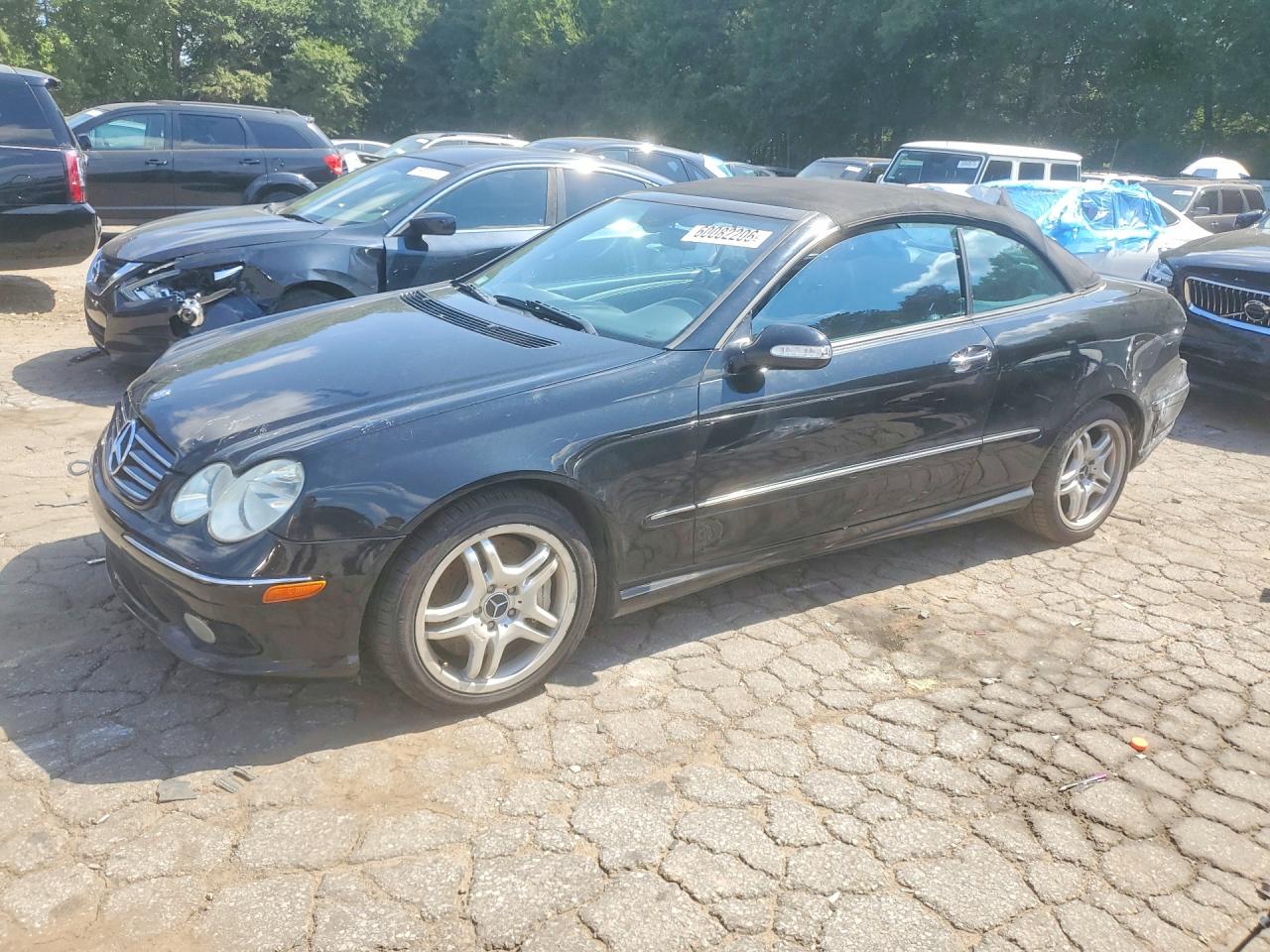 2004 Mercedes-Benz CLK 55 AMG, VIN WDBTK76G14T010804 — Rear end