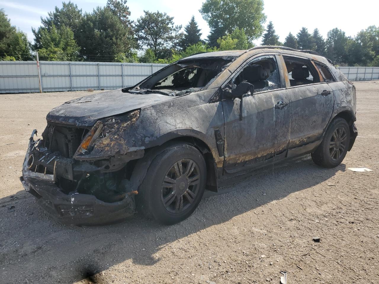 2010 Cadillac SRX Luxury Collection, VIN 3GYFNDEY1AS523940 — Пожар в салоне