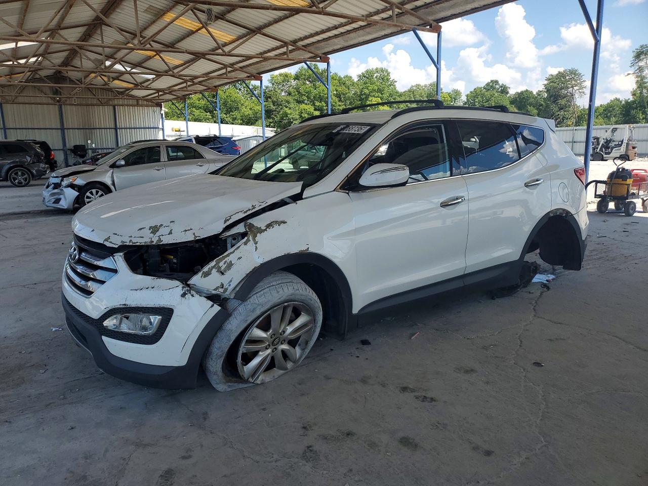 2013 Hyundai Santa Fe Sport, VIN 5XYZU3LAXDG095135 — Rollover