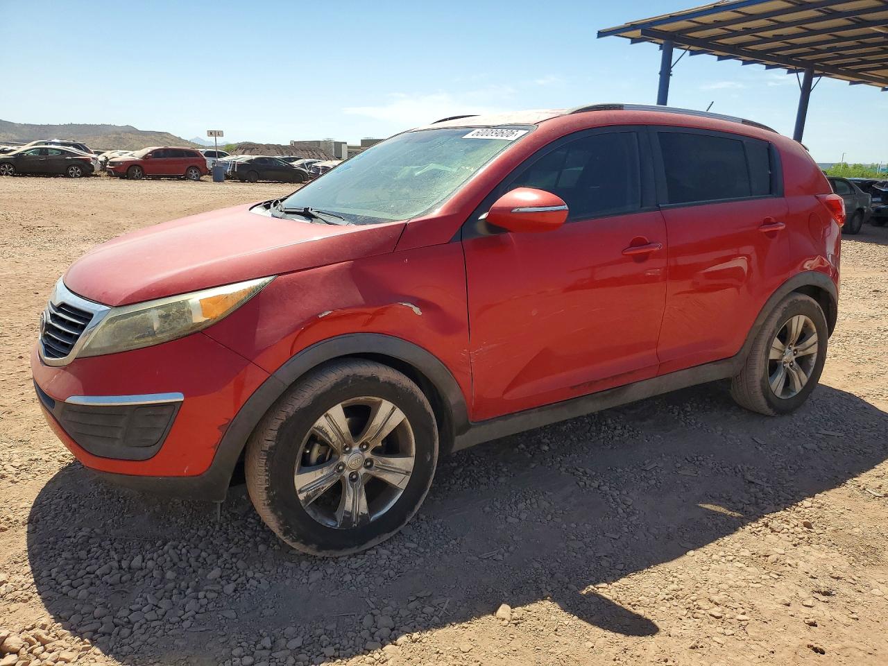 2011 Kia Sportage LX, VIN KNDPB3A23B7078051 — Front end
