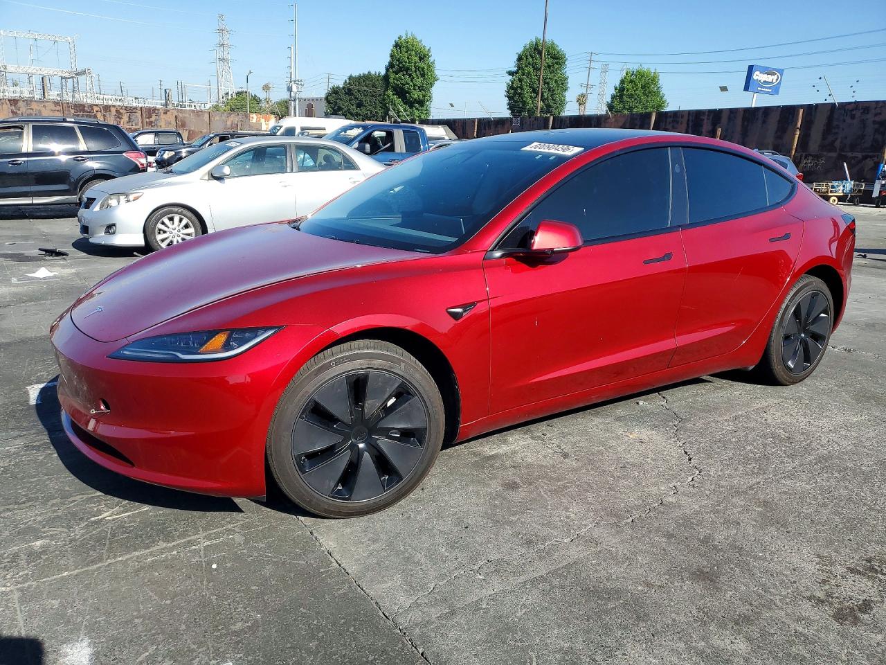 2024 Tesla Model 3, VIN 5YJ3E1EA4RF748836 — Side