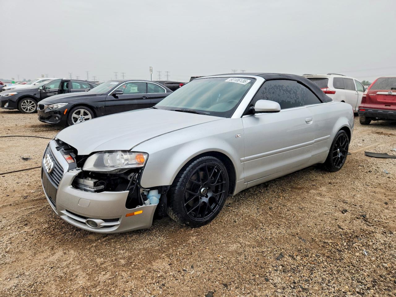 2008 Audi A4 2.0T, VIN WAUAF48H58K016535 — Front end