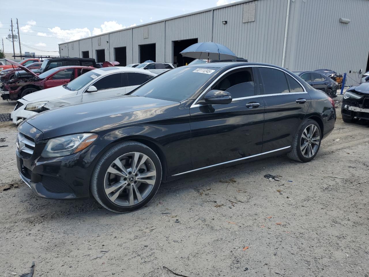 2018 Mercedes-Benz C 300, VIN WDDWF4JBXJR337522 — Interior fire