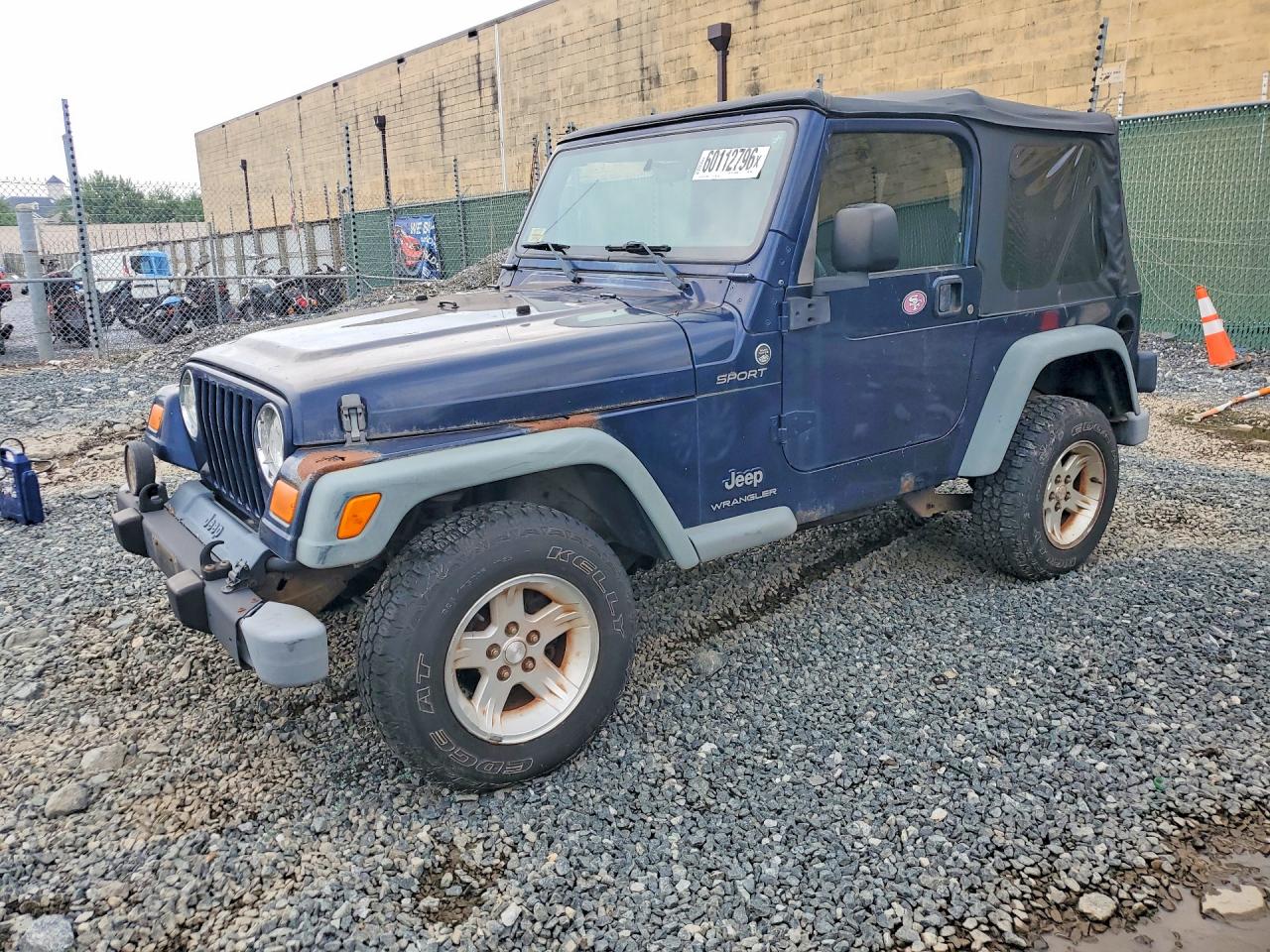 2006 Jeep Wrangler Sport, VIN 1J4FA49S66P782382 — Normal wear