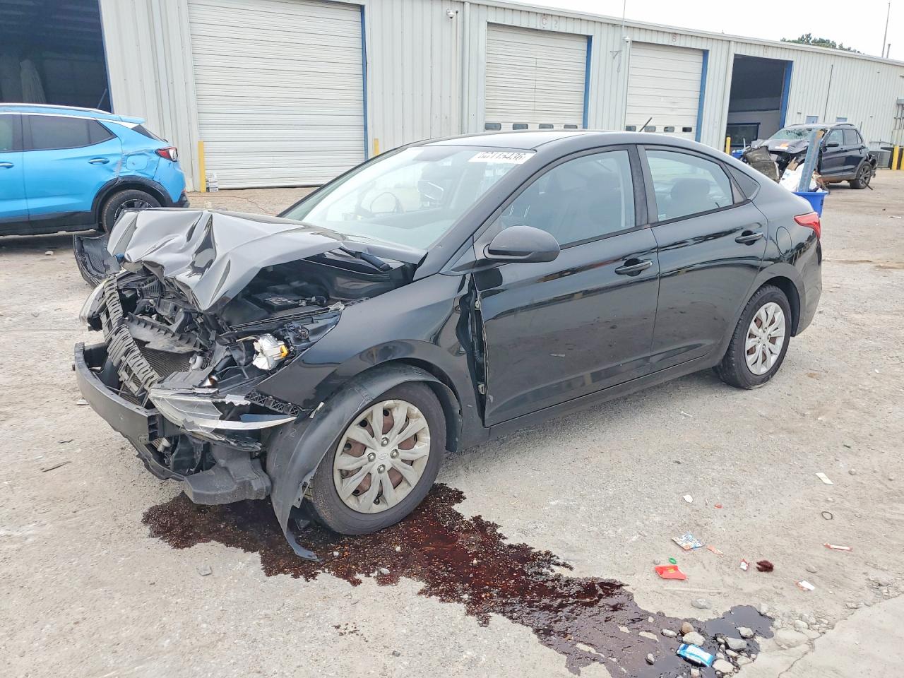 2019 Hyundai Accent SE, VIN 3KPC24A31KE056630 — Front end