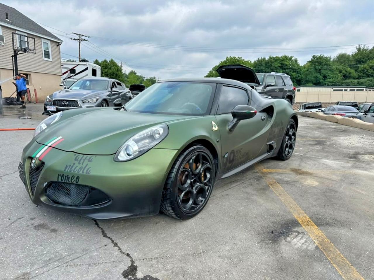 2016 Alfa Romeo 4C, VIN ZARBAAA43GM176661 — Мелкие вмятины и царапины