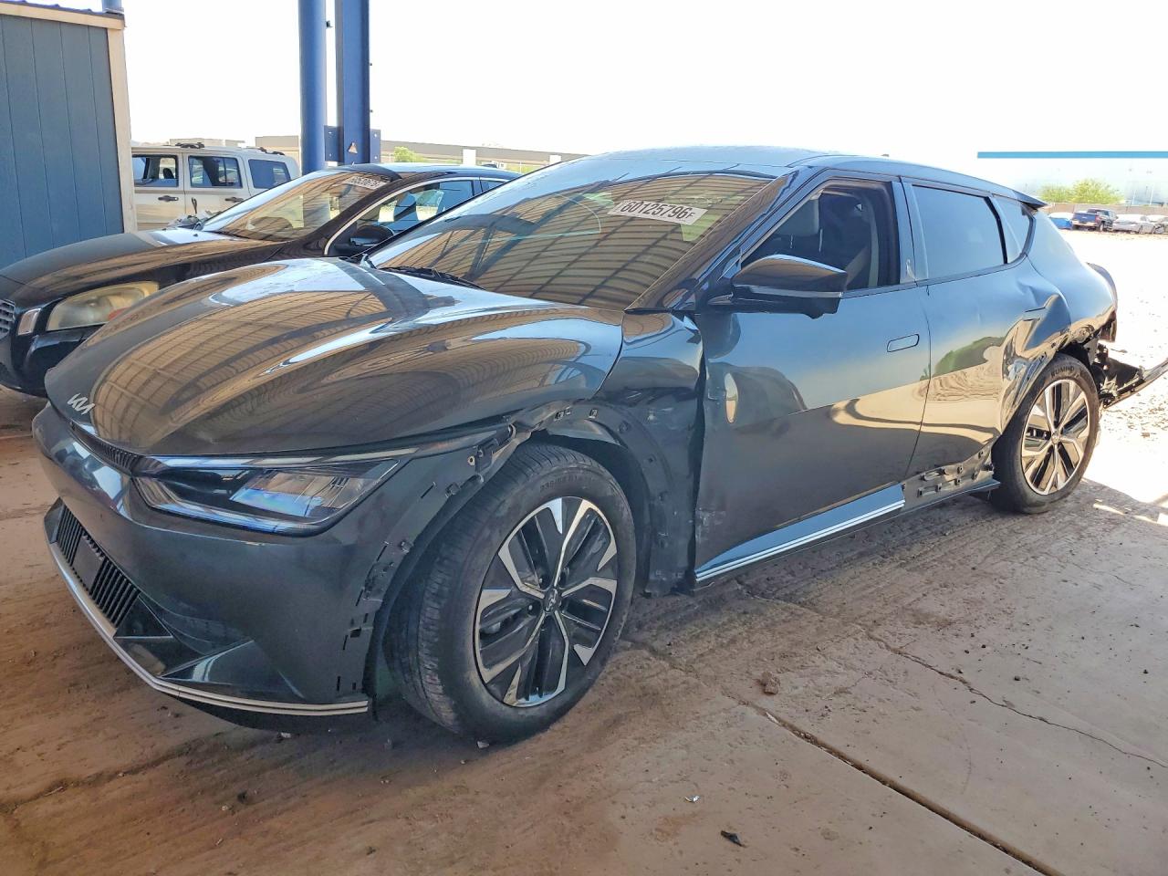 2023 Kia EV6 Wind, VIN KNDC34LA1P5607103 — Rear end