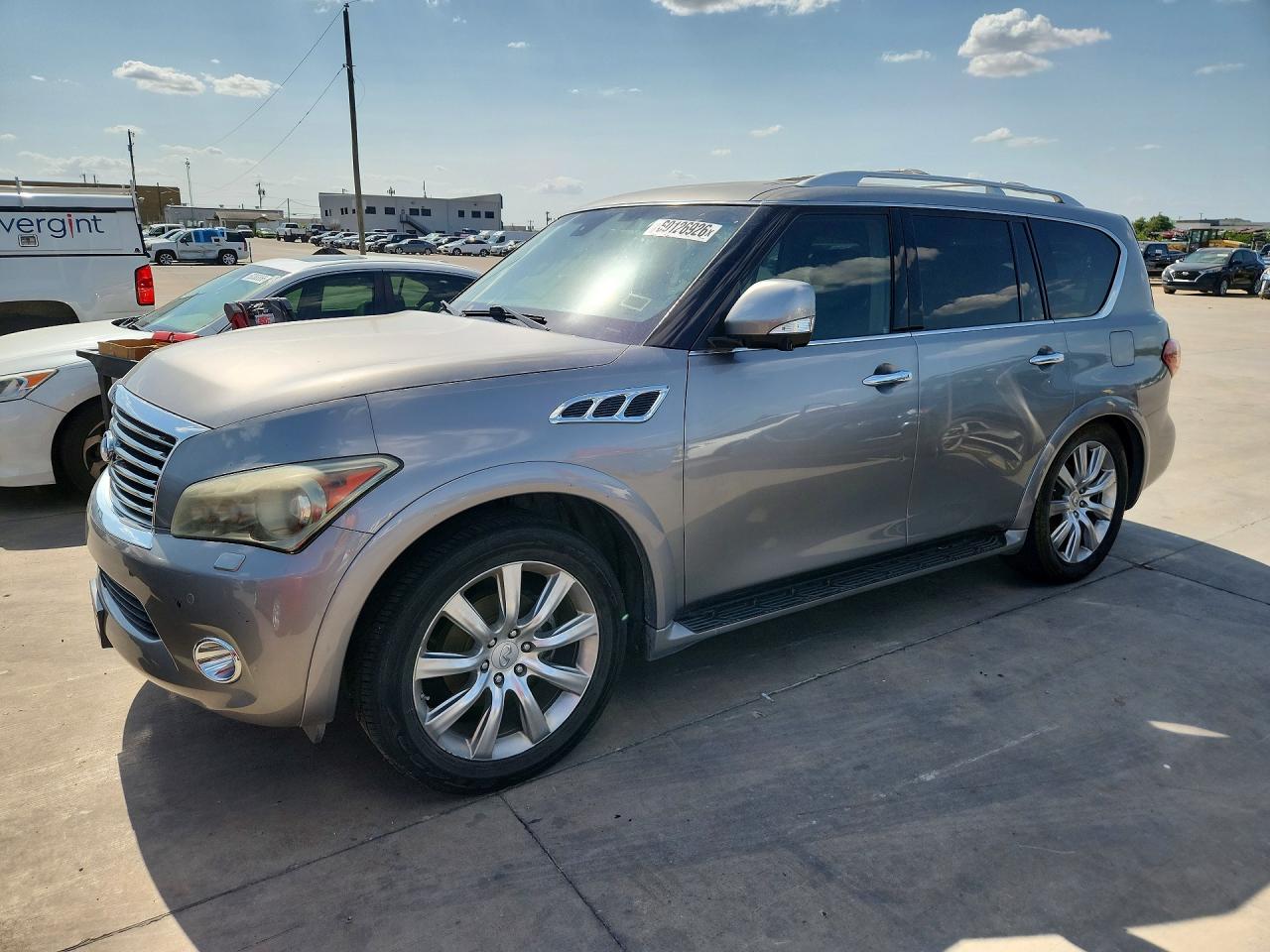 2012 Infiniti QX56 7-passenger, VIN JN8AZ2NE3C9015039 — Normal wear