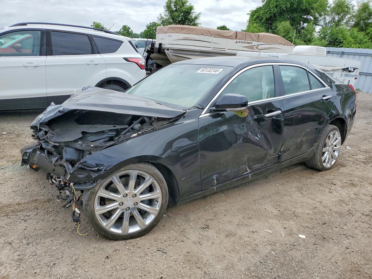 2016 Cadillac ATS Luxury Collection RWD, VIN 1G6AB5RS6G0111469 — Undercarriage