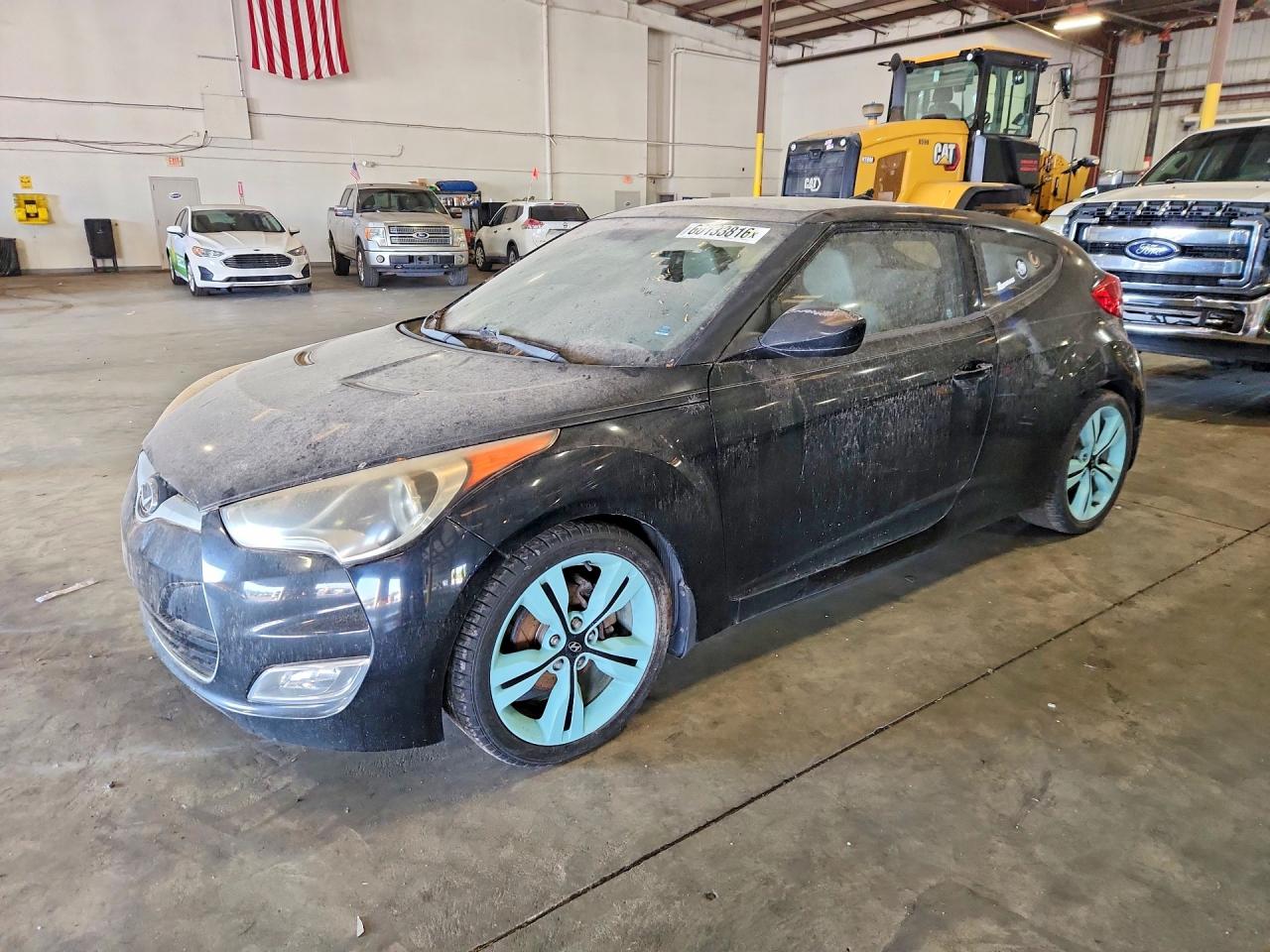 2012 Hyundai Veloster w/Black Int, VIN KMHTC6AD8CU054101 — Обычный износ