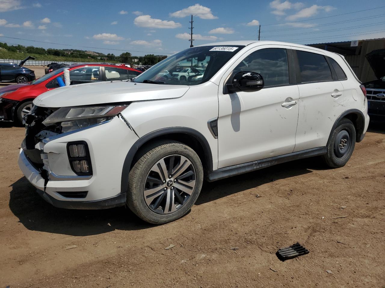 2020 Mitsubishi Outlander ES, VIN JA4AR3AU7LU021612 — Frame damage
