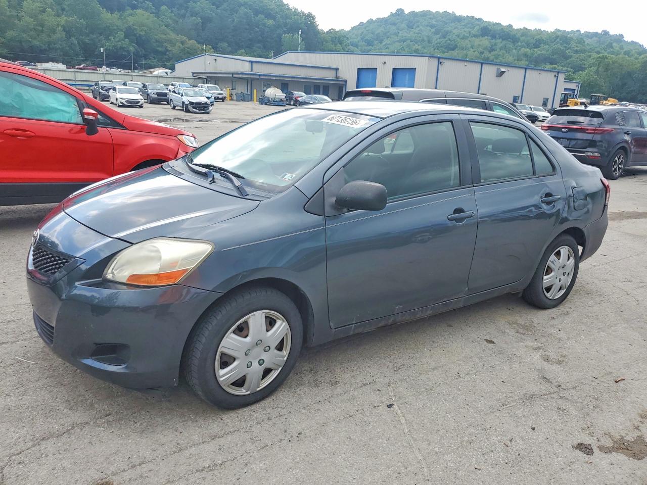 2010 Toyota Yaris, VIN JTDBT4K31A1373770 — Rear end