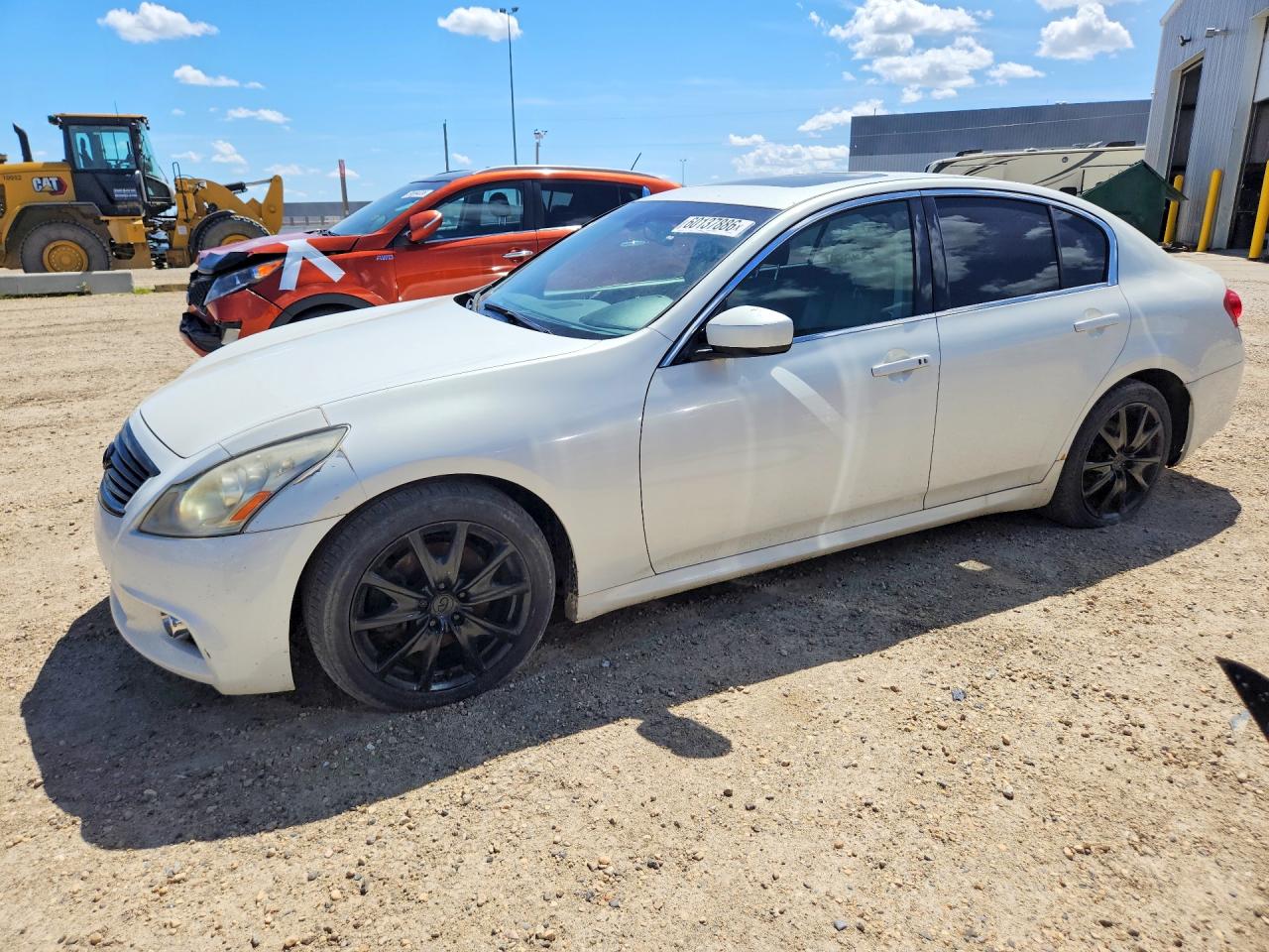 2012 Infiniti G37 x, VIN JN1CV6AR2CM681454 — Vandalism