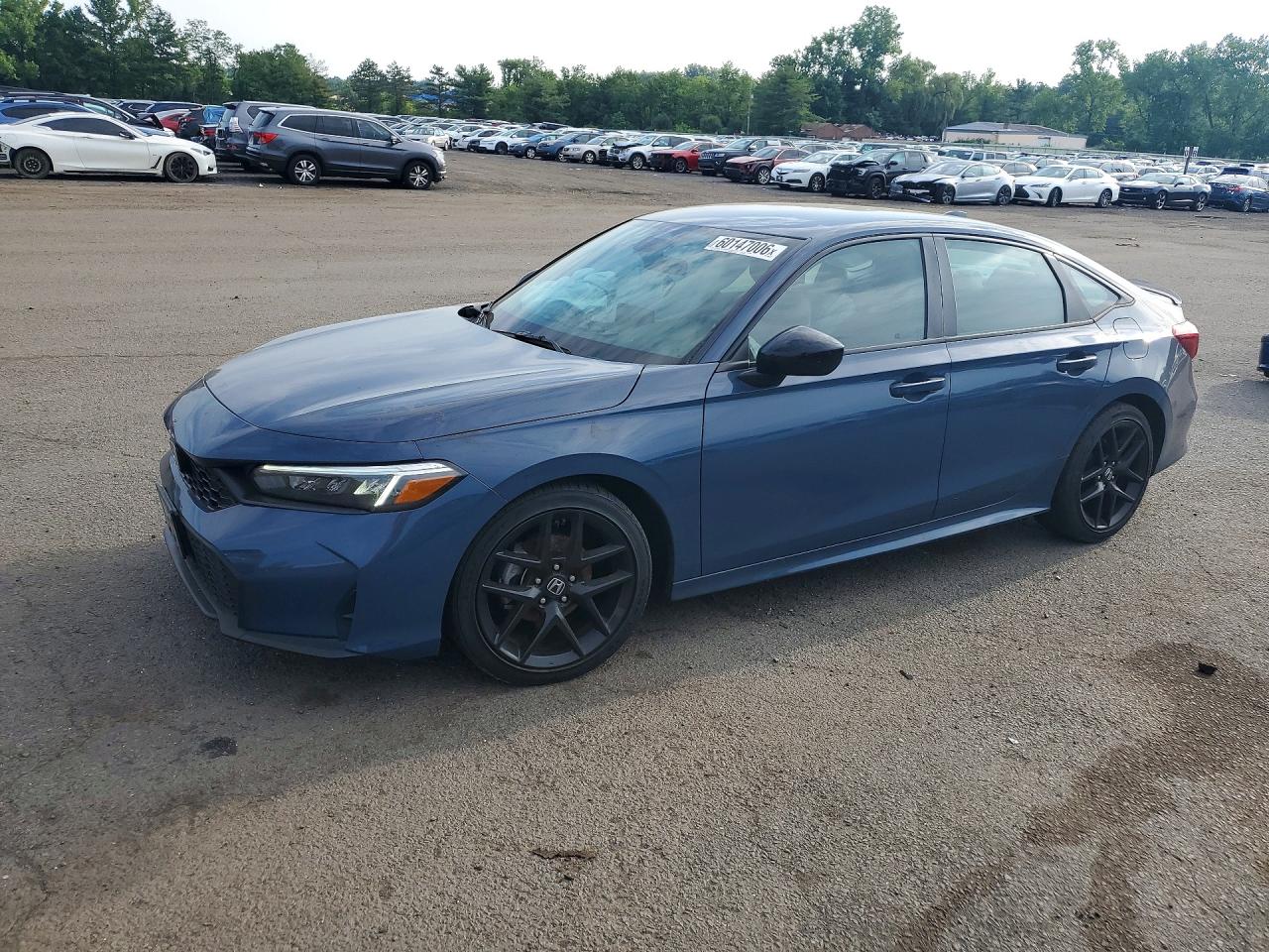 2025 Honda Civic Sport, VIN 2HGFE2F54SH579326 — Front end