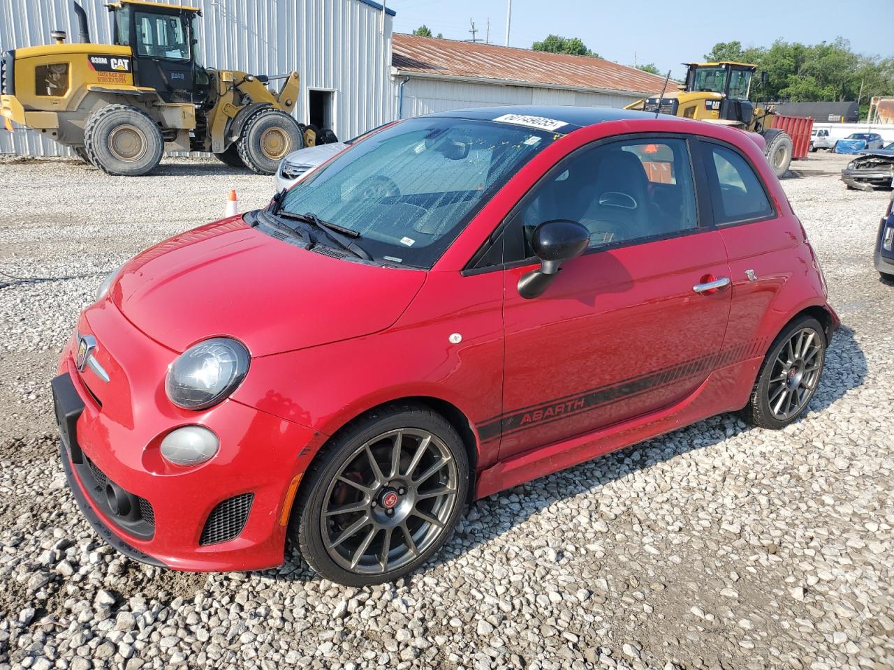 2017 FIAT 500 Abarth, VIN 3C3CFFFH0HT565752 — Rear end