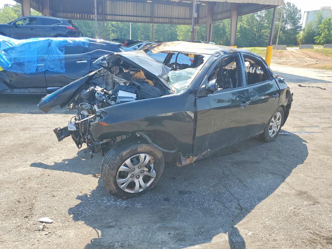 2010 Hyundai Elantra GLS, VIN KMHDU4AD9AU183368 — Burn