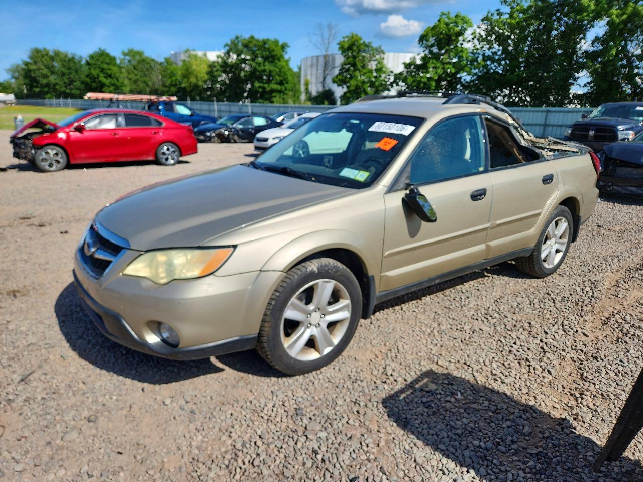 2008 Subaru Outback i, VIN 4S4BP61C287342516 — Roof