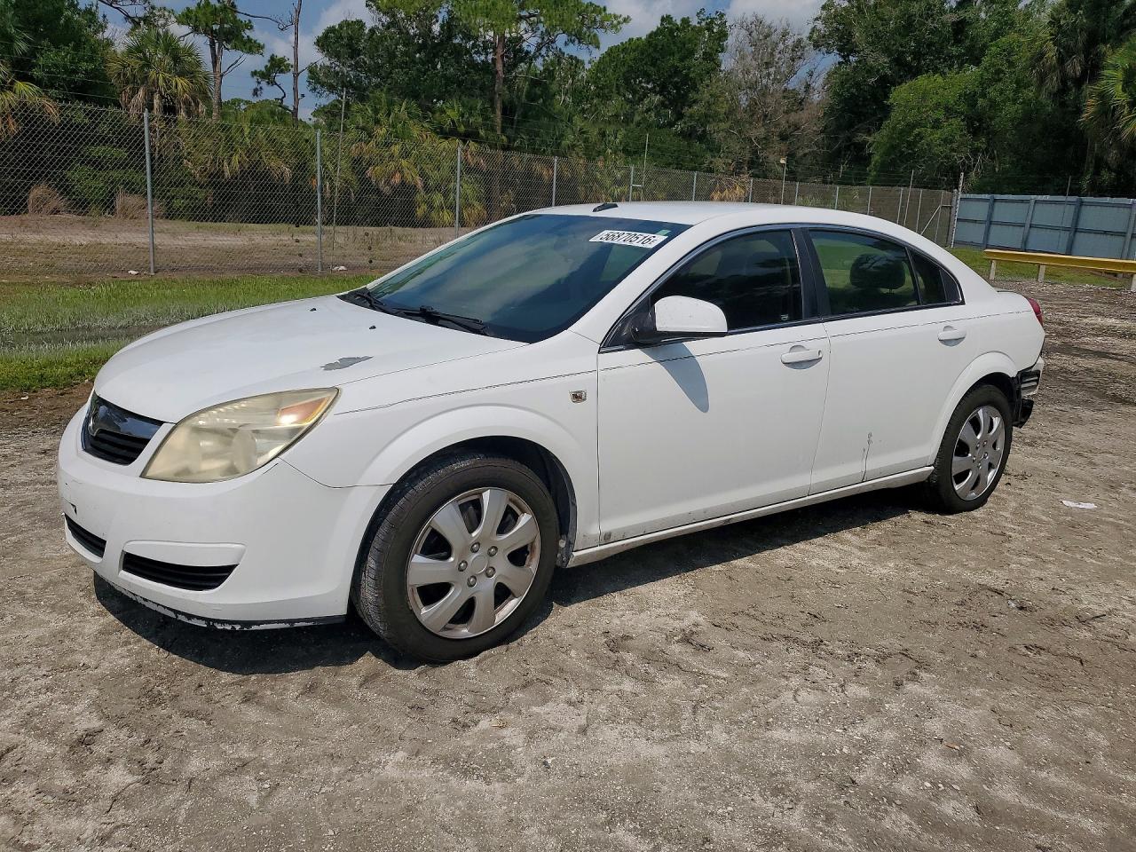 2009 Saturn Aura XE, VIN 1G8ZS57B89F177907 — Зад