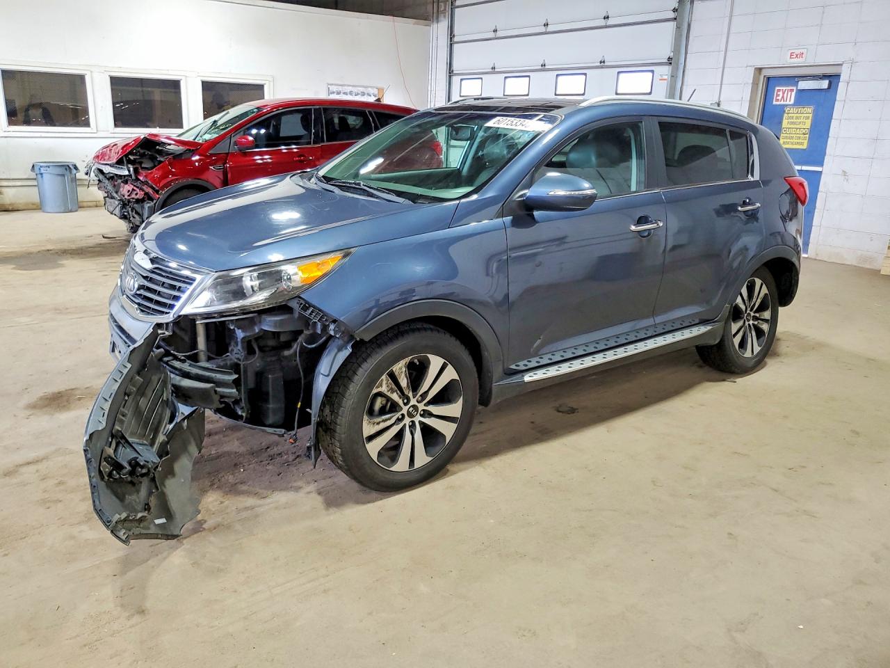 2013 Kia Sportage EX, VIN KNDPC3A2XD7522526 — Undercarriage