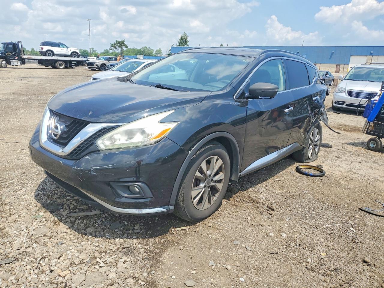 2016 Nissan Murano S, VIN 5N1AZ2MH8GN158004 — Rear end