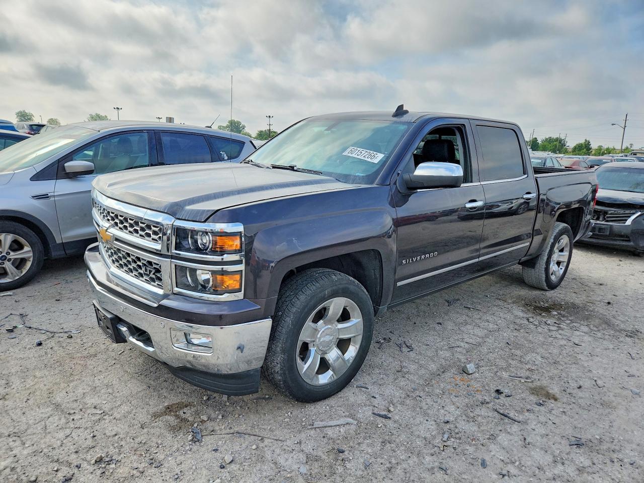 2015 Chevrolet Silverado 1500 LTZ, VIN 3GCUKSEC3FG509661 — Front end
