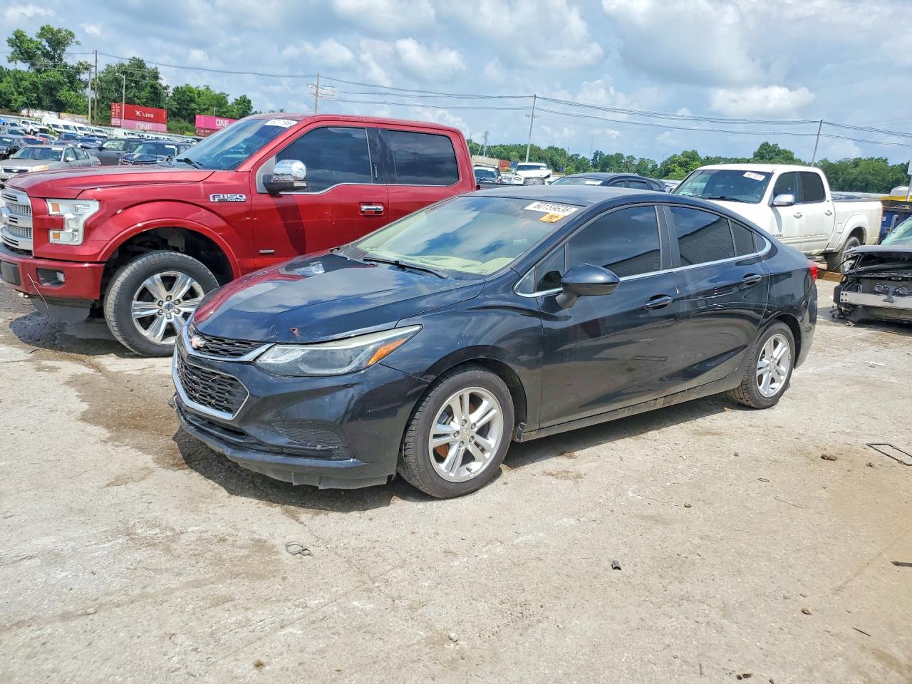 2018 Chevrolet Cruze LT, VIN 1G1BE5SM9J7166557 — Water / flood
