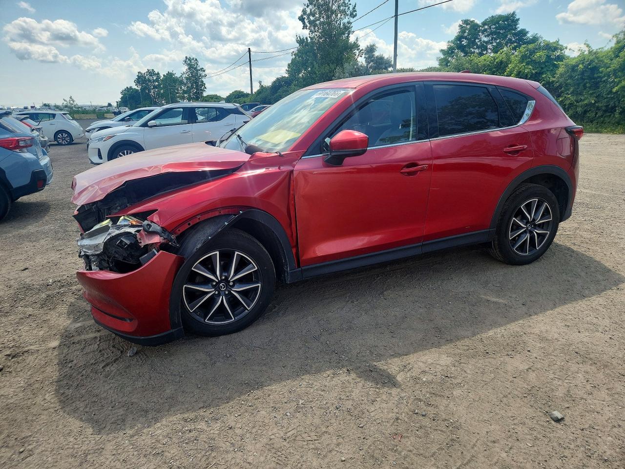2017 Mazda CX-5 Grand Touring, VIN JM3KFBDL2H0191432 — Перед