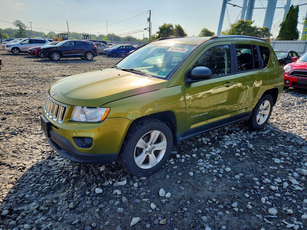 2012 Jeep Compass Latitude, VIN 1C4NJDEB4CD655912 — Rear end