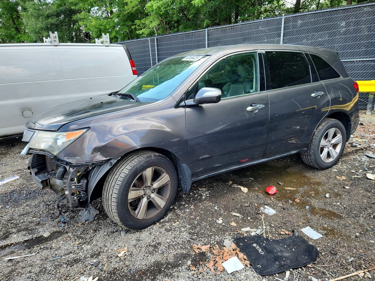 2012 Acura MDX Technology, VIN 2HNYD2H3XCH540063 — Front end