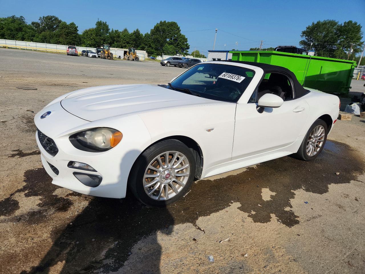 2018 FIAT 124 Spider Abarth, VIN JC1NFAEK9J0135755 — Rear end
