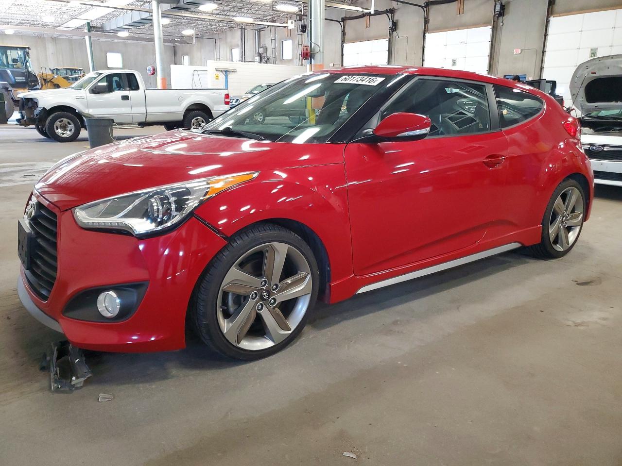 2014 Hyundai Veloster Turbo, VIN KMHTC6AE5EU185059 — Град