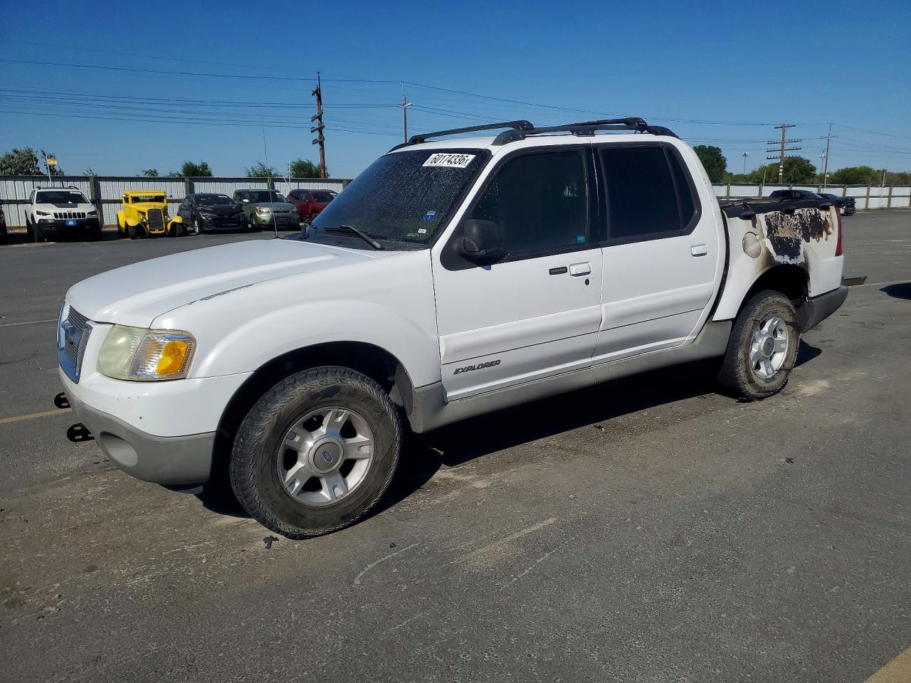 2002 Ford Explorer Sport Trac Value, VIN 1FMZU77E62UB71378 — Interior fire
