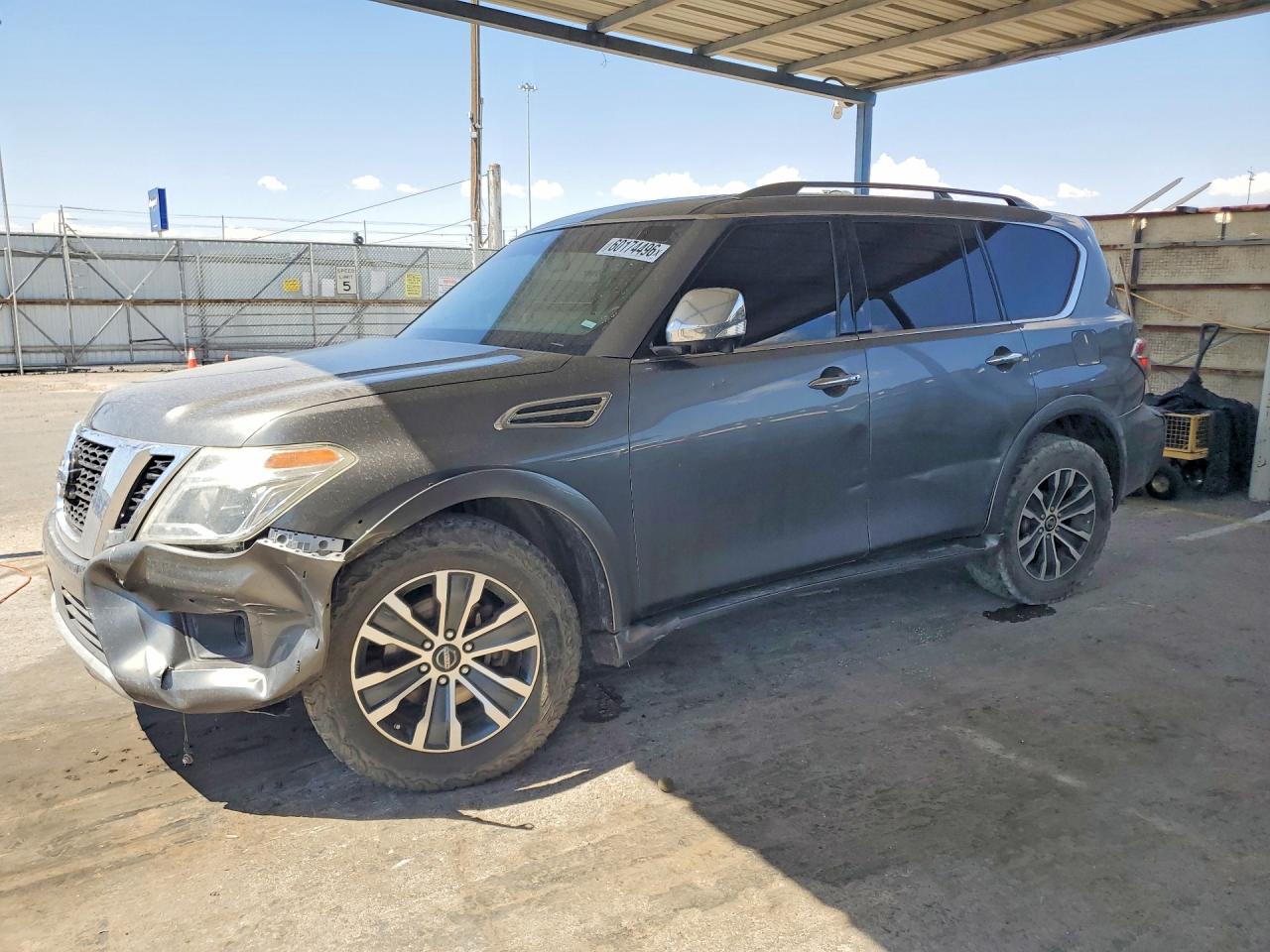 2020 Nissan Armada SL, VIN JN8AY2ND4L9110462 — Перед