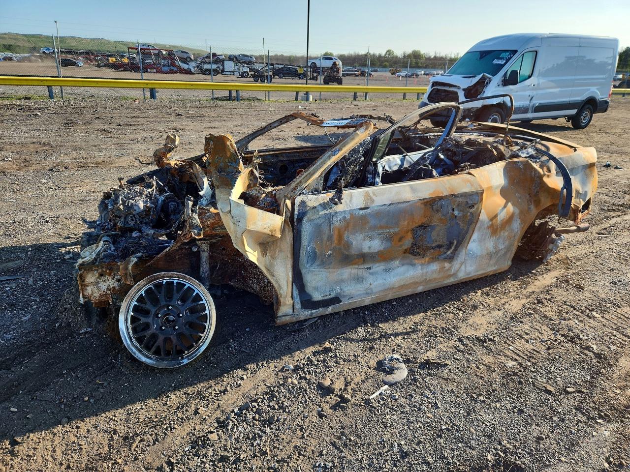 2019 Audi A3 Cabriolet Premium, VIN WAU7ELFF6K1031762 — Burn
