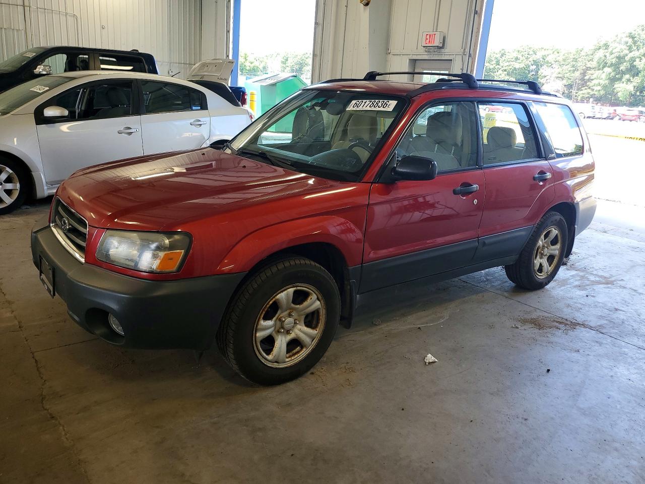 2003 Subaru Forester X, VIN JF1SG63603H742238 — Hail
