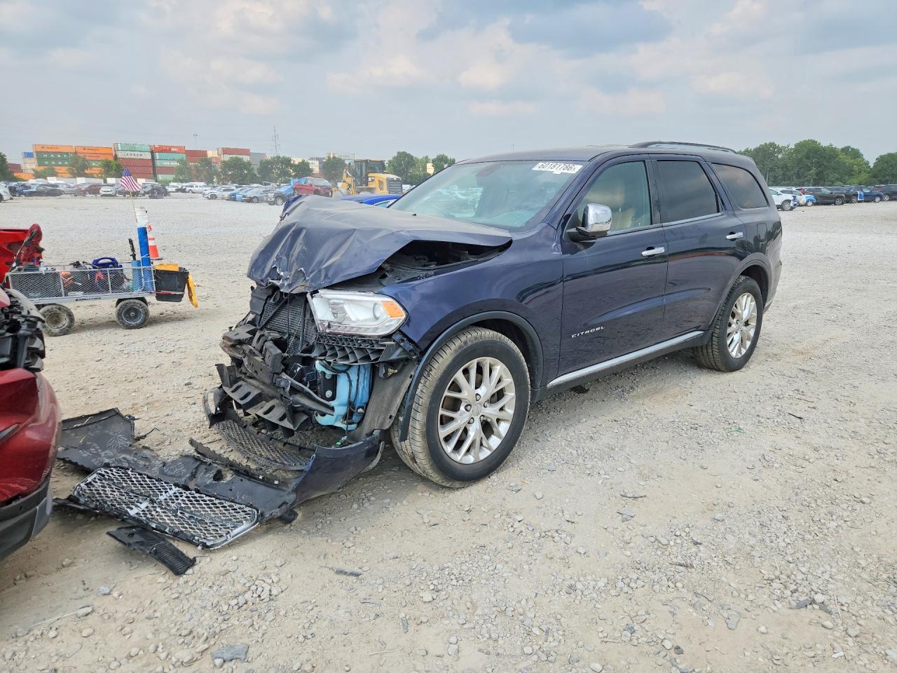 2015 Dodge Durango Citadel, VIN 1C4RDJEGXFC177766 — Front end