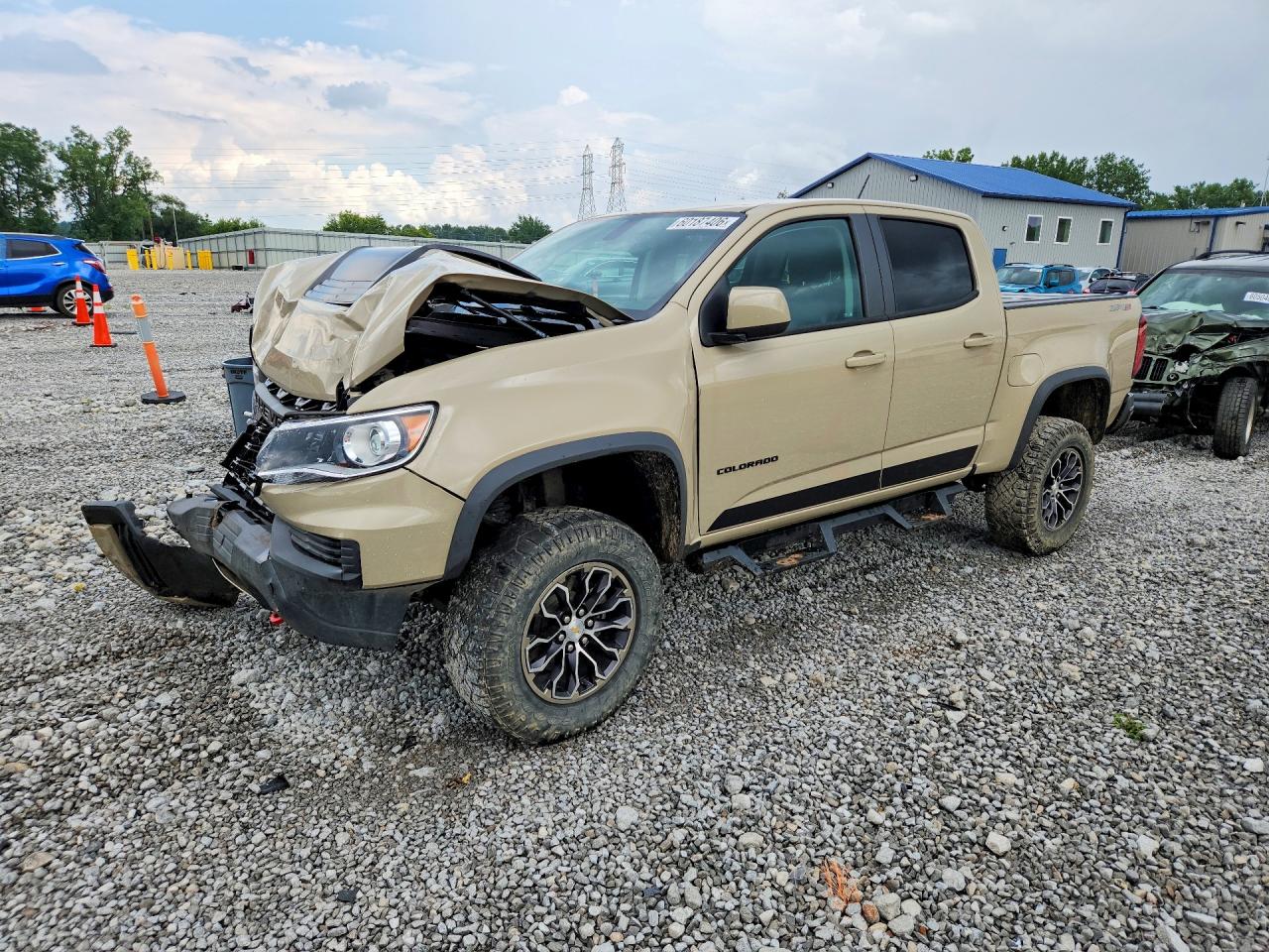 2022 Chevrolet Colorado 4WD ZR2, VIN 1GCGTEEN5N1164790 — Front end