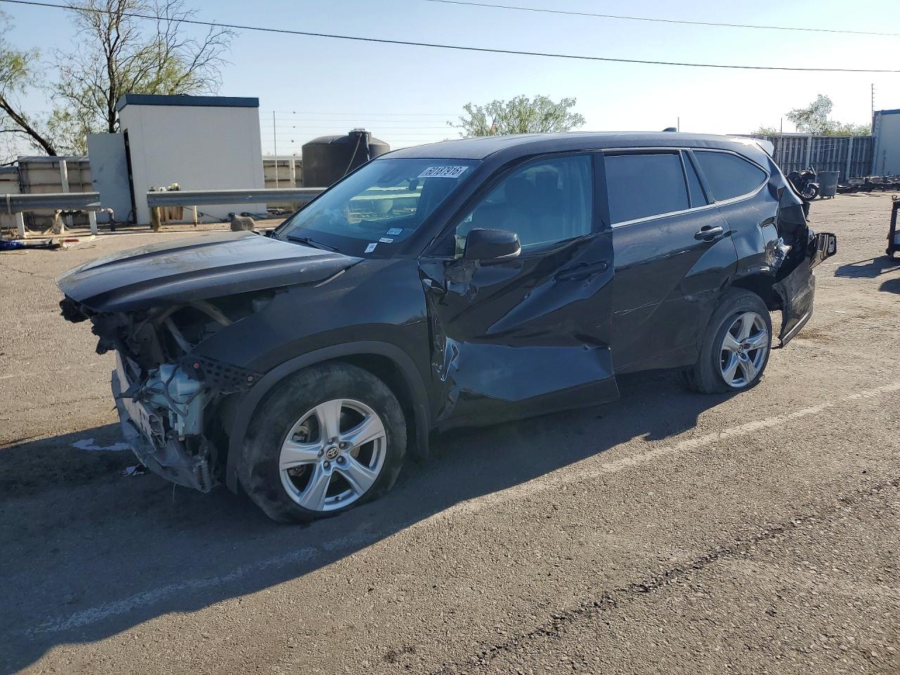 2020 Toyota Highlander L, VIN 5TDCZRAH6LS505909 — Front end