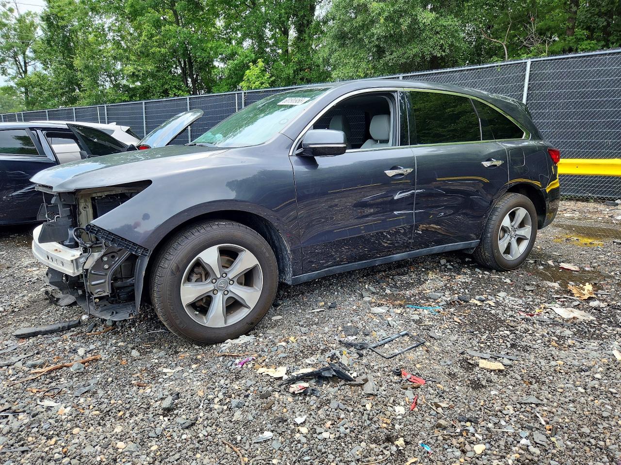 2014 Acura MDX, VIN 5FRYD4H24EB024586 — Перед