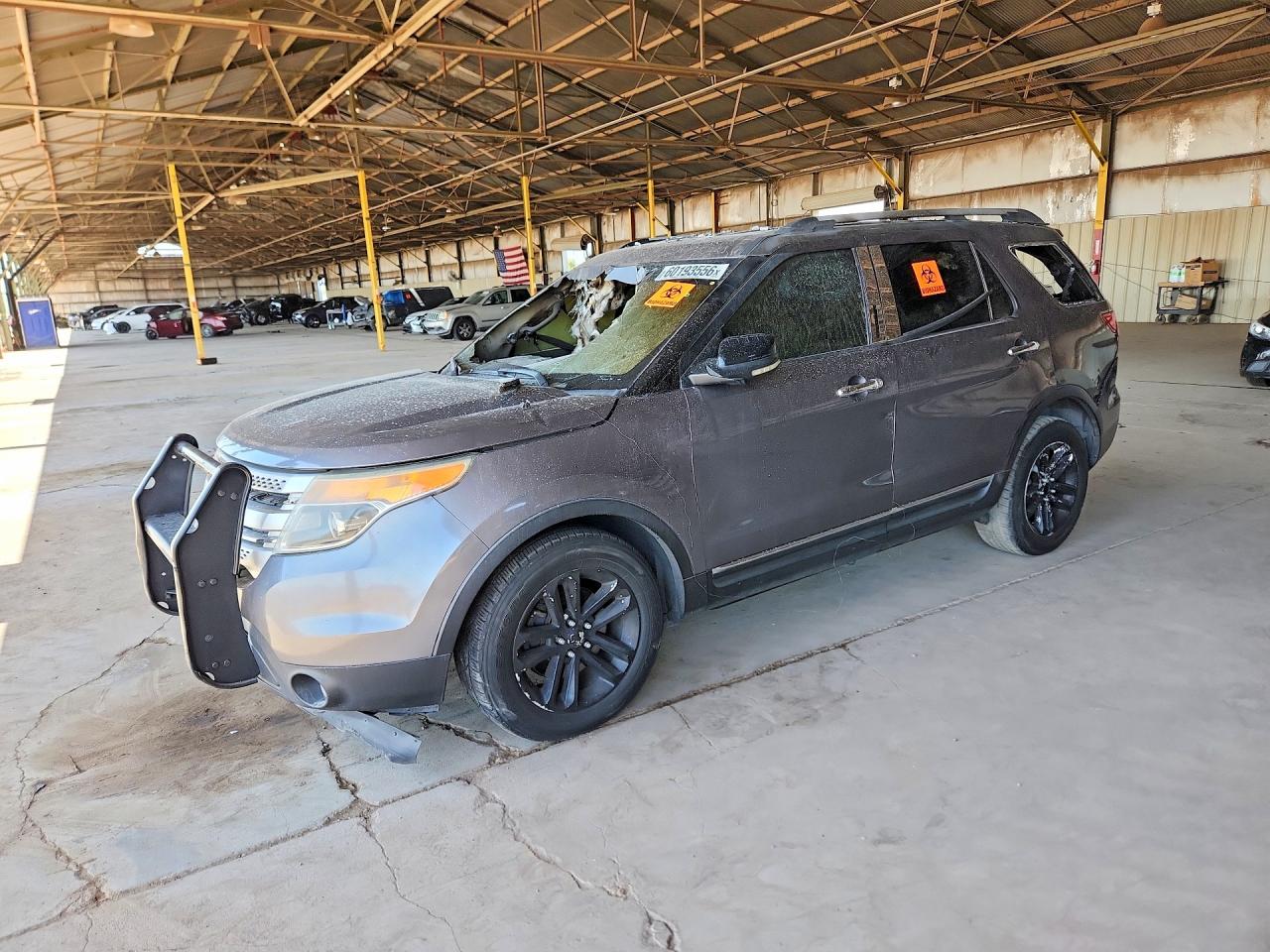 2013 Ford Explorer XLT, VIN 1FM5K7D84DGA93476 — Interior fire