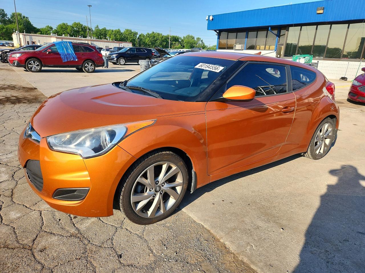 2016 Hyundai Veloster, VIN KMHTC6AD5GU287553 — Front end
