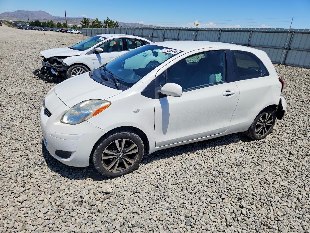 2010 Toyota Yaris, VIN JTDJT4K33A5319620 — Rear end