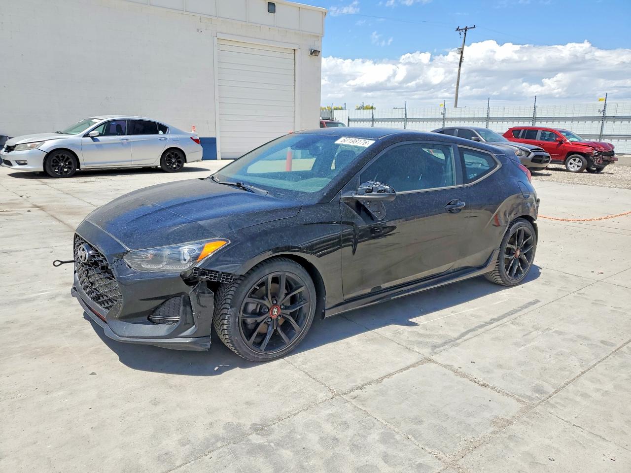 2020 Hyundai Veloster Turbo Ultimate, VIN KMHTH6AB4LU021872 — Зад