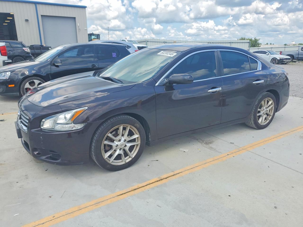 2012 Nissan Maxima SV, VIN 1N4AA5AP2CC850747 — Зад