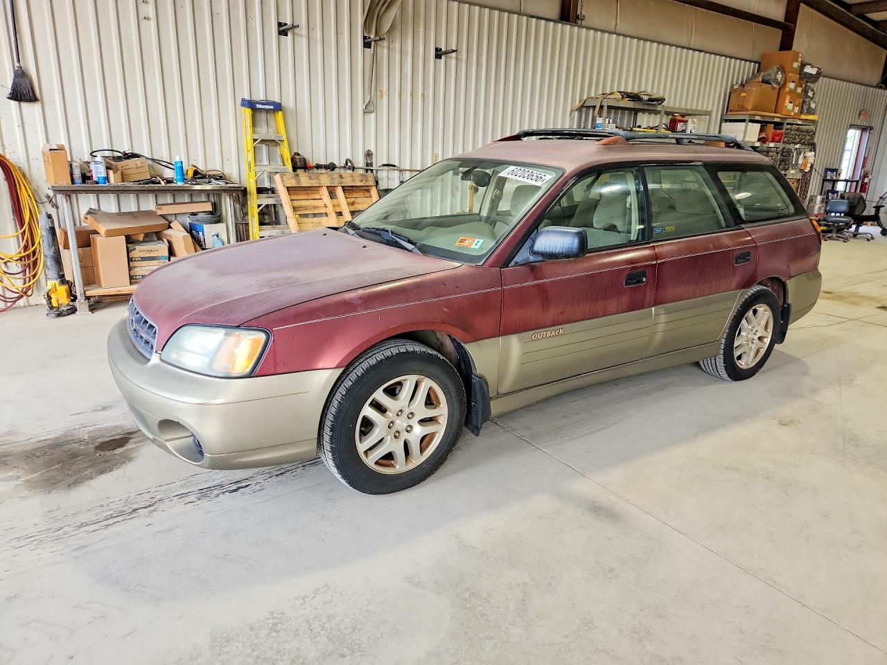 2002 Subaru Legacy Outback, VIN 4S3BH665027631784 — Бок