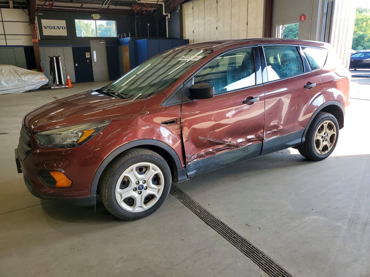 2018 Ford Escape S, VIN 1FMCU0F72JUA49471 — Side
