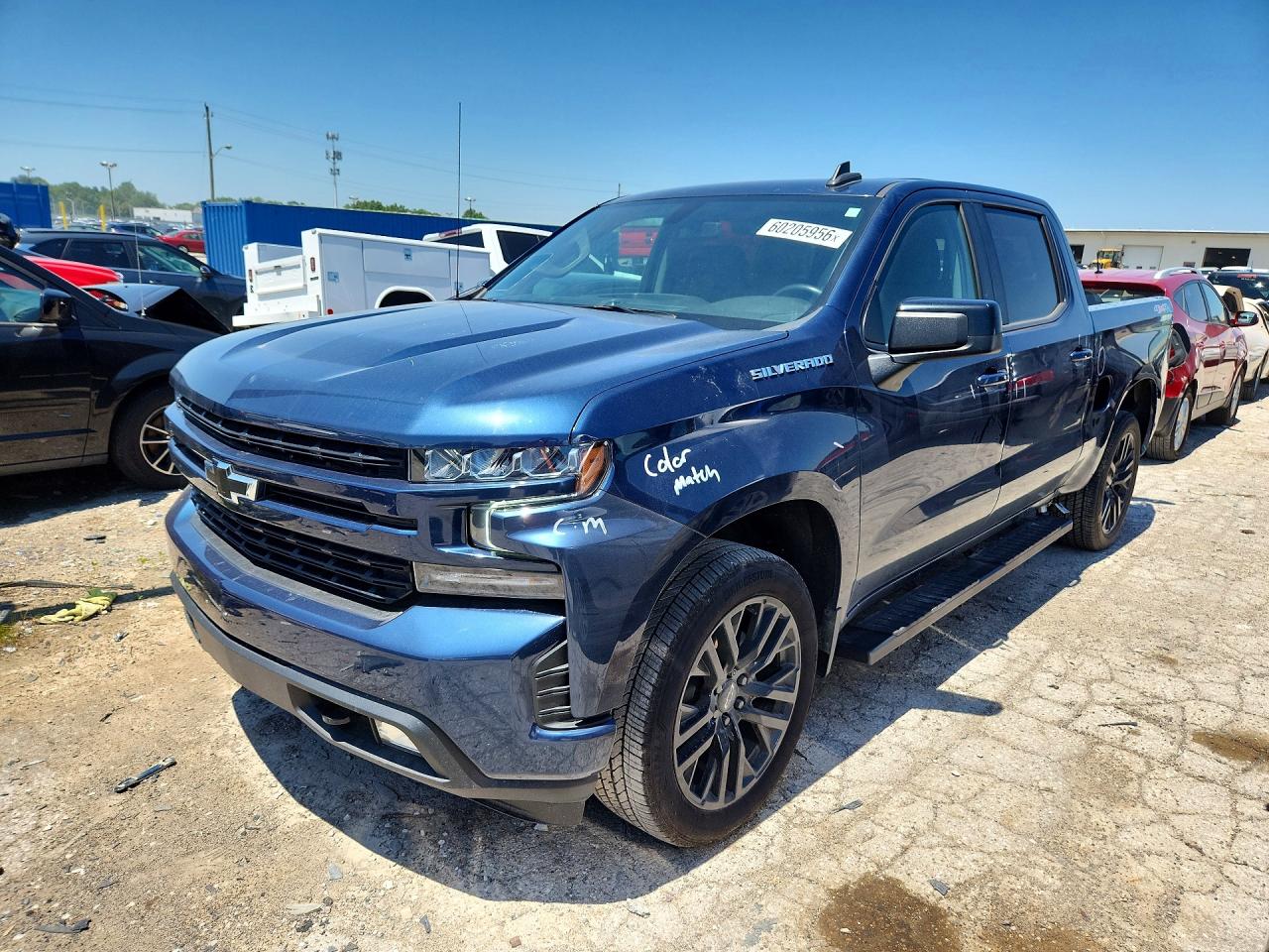 2021 Chevrolet Silverado 1500 RST, VIN 1GCUYEED6MZ152238 — Rear end