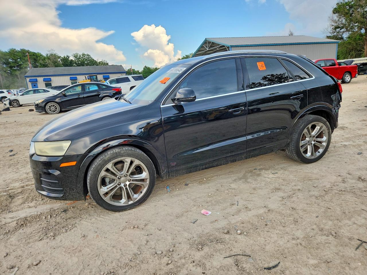 2016 Audi Q3 Premium Plus, VIN WA1EFCFS8GR017921 — Rear end