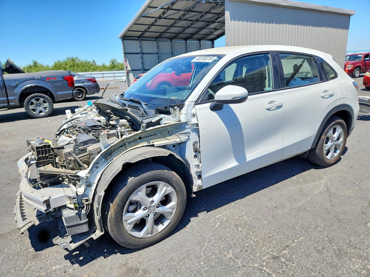 2023 Honda HR-V LX, VIN 3CZRZ1H3XPM726001 — Front end